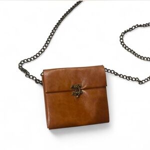 Brown Leather Crossbody Bag
